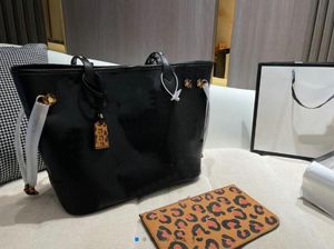 Kvällspåsar designer leopard mm pm tote kosmetisk designer väskor äkta läder portfölj runt en axel crossbody väska multi funcito handväskor små