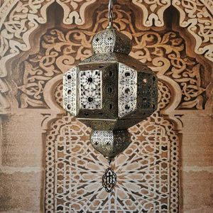 Pendant Lamps Moroccan Hollow Carved Lantern Lights Retro Bedroom Dining Room Southeast Asia Restaurant El LightingPendant