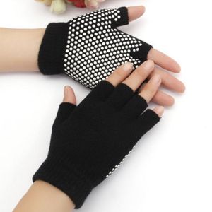 Five Fingers Gloves Winter Cotton Knitted Warm Unisex Sports Knit Women Men Sport Anti Slip Fingerless