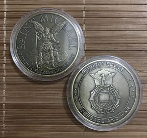 Hediye ABD Hava Kuvvetleri Saint Michael Güvenlik Polisi USAF Challenge Coin.cx