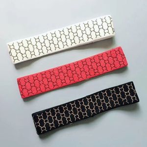 Marka Projektant Kobiet Kolorowe Listy Pałąk Szalik Elastyczność Turban Hairbands Wełniana Przędza Knitting Headwraps HairHoop Dziewczyny Sport Joga Akcesoria Nakrycia Głowy