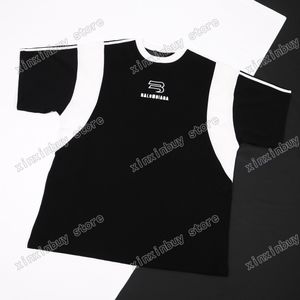 xinxinbuy Herren Designer T-Shirts T-Shirt Langarm Paris Sportliche Stickerei Rundhalsausschnitt Khaki Schwarz Übergröße S-L