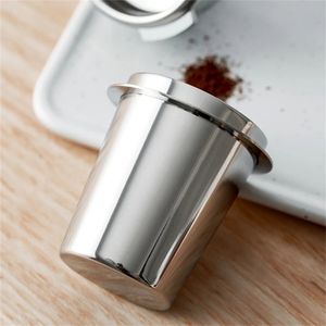 58mm 51mm Coffee Dosing Cup Sniffing Mug for Espresso Machine Wear Resistant Stainless Steel Drop 220509