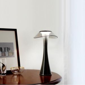 Masa lambaları lambalar usb şarjı kısaltabilir koruma gözleri akıllı dokunmatik anahtar başucu şeffaf kristal yaratıcı ışık tablosu