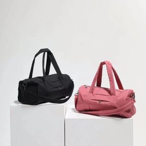 Lu logo ile benim seviye çanta tote yoga çanta tasarımcı fitness çanta büyük kapasite kısa süreli moda el bagaj kadın açık hava seyahat