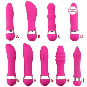 Vibratori Prodotti per adulti 6 Vibratore piccolo King Kong Mini Massaggio Av Vibrazioni sessuali per donne Dildo 220713