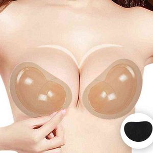 5 STÜCK 1 Paar Damen Klebriger BH Dickerer Schwamm-BH-Pads Brust-Push-Up-Enhancer Herausnehmbare Hinzufügen von Einsätzen Cups für Bikini-Badeanzug-Mädchen Y220725