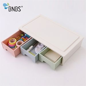 Mini Makeup Organizer Small Drawer Combinable Storage Box Desktop Sundries Case Objects Cosmetic Jewelry 1 2 3 Lattice LJ200812