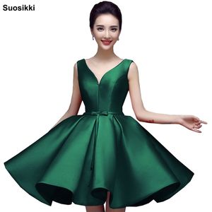 Suosikki Sexy Short Cocktail Dresses Bridal Banquet Wine Red stain Backless Party Formal Dress Homecoming Dress Robe De Soiree 201114