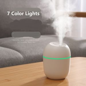 Ultradźwiękowy mini nawilżacz nawilżający aromat dyfuzor olejków eterycznych do mgły mgły USB z LED LAMP LAMPEM Urządzeniem domowym