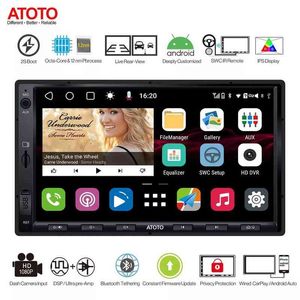 ATOTO S8 Touchscreen da 7 pollici Android 10.0 Lettore video multimediale per autoradio 2 Din con sistema di navigazione GPS MAPPA e Bluetooth H220422