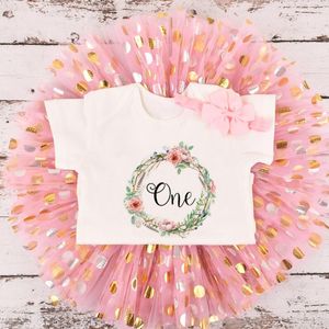 Girl's Dresses Baby Girls 1st 2nd Birthday Outfit Princess Tutu Dress Romper Skirt For Po Shoot Party Cotume Infant ClothingGirl's
