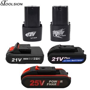 Original Electric Drill Liion Battery 25v 21v 16.8v 12v Rechargeable Cordless Screwdriver Lithium For Power Tool Y200321