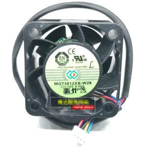 貨物無料新しい魔法3828 12V 0.5A MGT3812XB-W28 4ワイヤー冷却ファン