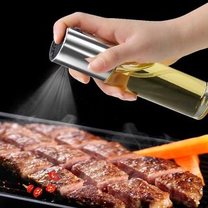 Utensili per spezie Set da cucina Distributore di olio Barbecue Vetro Miscelazione di condimenti Bottiglia di aceto Salsa di soia Oliatore spray Bottiglia di condimento per condimento