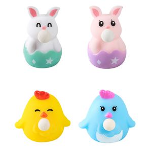 16 Style Squeeze Toys Squishy Duck Antistress Ball Spremere Party Toy Bomboniere Antistress Dinosaur Baby Blowing Bubbles Giocattoli per bambini