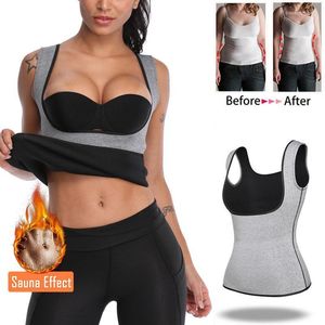 Kadın şekillendiricileri kadın sauna ter yelek kilo kaybı shapewear bel eğitmeni karın zayıflama kılıfı egzersiz vücut şekillendirici korse fitness ince üst