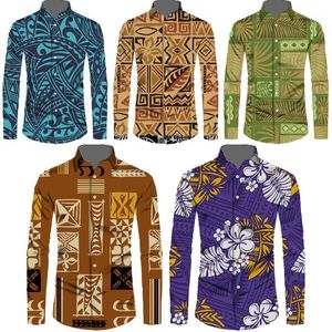 Men's Casual Shirts Tribal Clothes 2022 Cozy Rasta Color Brown Europe Size Hawaiian Party Clothing Summer Autumn Social Men For