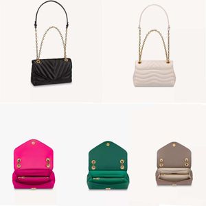 NEW WAVE CHAIN Bag V Shaped Handbag Women Classic Vintage Luxury Designers Crossbody Single Shoulder Pattern Message Bags M58552 High Quality