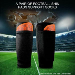 Elbow Knee Pads Pair Soccer Protective Socks Football Shin Guard Sleeve Leg Support Compression Gear