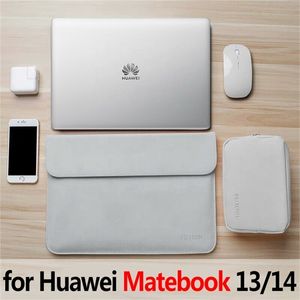 Matte Laptop Sleeve Case för Huawei MateBook 13 Inch MagicBook 14 Notebook Bag For MateBook D 15 E X Pro 139 156 