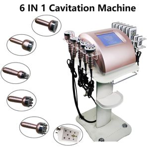 Profesyonel Zayıflama Makinesi 40K Kavitasyon Vakum RF Radyo Frekansı Cilt Sıkma Lipolazer Kilo Kaybı Güzellik Ekipmanları