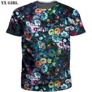 T-shirt da uomo Riza Peker Neverland 2022 T-shirt di moda stile estivo Fiori Stampa 3d T-shirt da uomo casual da uomo/donna