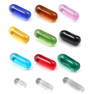 15x6mm 10x5mm 14x5mm 17x5mm Asta al quarzo Inserisci narghilè Selezione multicolore Vetro Terp Top Perle Resistente al calore per unghie da fumo al quarzo