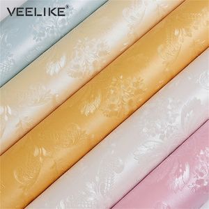Luxury Floral Contact Paper Waterproof Shelf Liner Damask Self adhesive Wallpaper For Bedroom Living Room Wall Decor Wallpaper 201009
