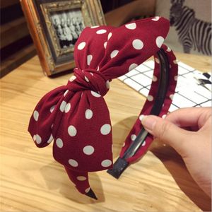 Fashion versatile hair accessories women's fabric big bow with teeth headband sweet wide-brimmed non-slip headband headwear girl