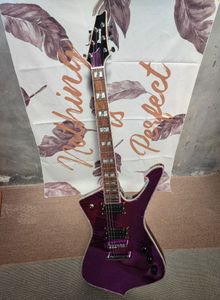 Guitarra elétrica roxa e espelho branco guitarra de rosa de rosa de rosa Paul Ps2cm Stanley Supor de guitarra de nível superior