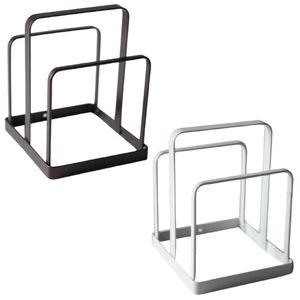 Hooks & Rails Japanese Creative Wrought Iron Kitchen Utensils Cutting Board Rack Racks Household Frosted Drain RackHooks