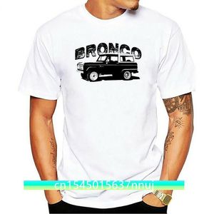 Sommer Männer Mode Bronco Custom Retro Siebdruck T Shirt 220702