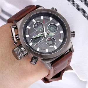 Relógio amst mass relógios homens analógicos digitais DUAL DISPLAY SPORT SPORT Sport Watch Original Marca AMST LED Quartz Watch Relógio masculino 220517