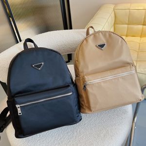 Mochilas de moda feminina bolsas de grife elegantes sólidas mochila masculina de lona bolsa escolar de alta capacidade bolsa transversal 5A de alta qualidade