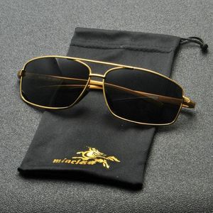 Sunglasses Polarized Men's Aluminum Magnesium Square Sun Glasses Eyewear Accessories For Men With Box FMLSunglasses