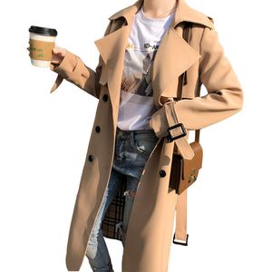 Women's Trench Coats Korean Version Long Sleeve All-match Fashion Trenchcoat Women 2022 Mid-length Overcoat