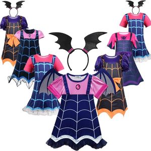 Vampire Fancy Robe achat en gros de Robes de fille Costume d Halloween pour enfants bébé filles enfants vampire sorcière fille cosplay carnaval fête princesse fantaisie déguiser des vêtements