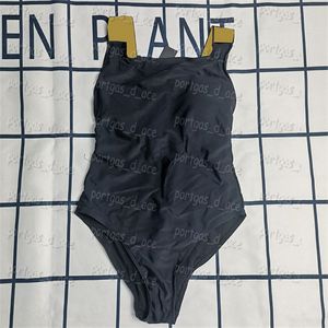 2024 Novo designer de moda Womenswears moda de banho sexy biquínis roupas de banho femininas maiô de luxo preto de uma peça de banho de banho acolchoada de praia sem nas costas wome