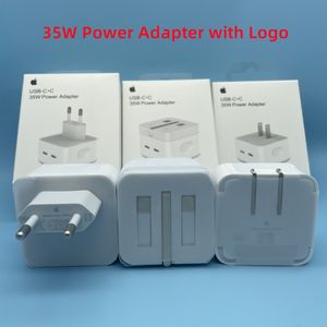Top Quality Dual charging ports 35W Charger iphone charger fast charging for apple charger Cell Phone Chargers USB Type C Wall Adapter Qucik Charge 3A