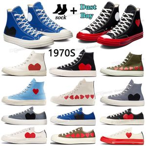 2021 classic casual men womens canvas shoes CDG PLAY x„Converse 1970s star Sneakers chuck 70 chucks 1970 Big Eyes Sneaker platform stras shoe Jointly Name campus