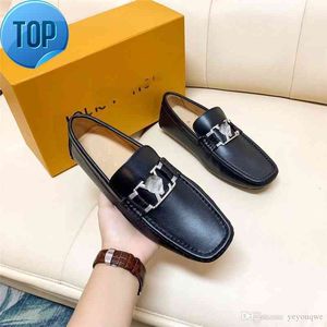 Brand Luxury shoes Men Loafers Genuine Leather Shoes Top Quality Easy Wear No Lace Up Fashion Casual Chinese Style Embroidery 6PZJ