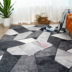 Tapetes para sala de estar Decoração lavável Lounge Lounge Tapete Grande Área Tapetes Quarto Tapete Modern Home Decor Mat 220401