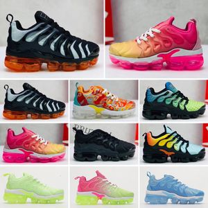 Topquality TN Kids Shoes Big Boys Childs Plus Running Black Sports Outdoor Juvenil Classic Girl Athletic Sport Trainers Tamaño 24-35