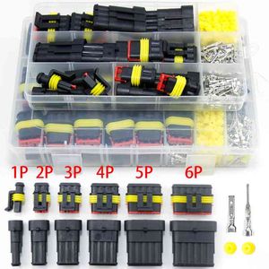 Waterproof Connectors Kit Automotive Solder Wire Quick Connector Electrical In Car Wiring Auto Seal Socket Pin Plug