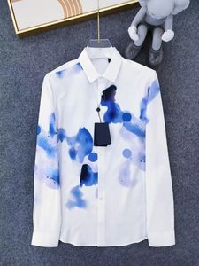 メンズデザイナーシャツブランド服のメンズロングスリーブドレスシャツヒップホップスタイル高品質のコットントップ1127