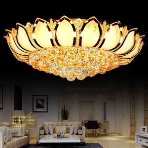 Modern Round Crystal Chandeliers D45cm D50cm D60cm E14 for Bedroom Indoor Corridor Square Black Home Decor Design