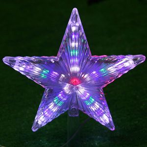 Christmas Huge Star LED Decotation Lights 220V EU Plug Plastic Waterproof Lamp Christmas Tree Decor Garland Winter Holiday Light 201203