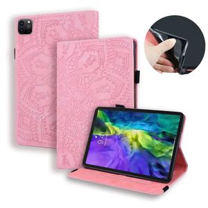 Custodie Tablet in Pelle PU per Apple iPad Pro 12.9 Samsung Galaxy Tab S7 Plus 11 12.4 pollici T970 T976, Dual View Angle Pelle di Vitello Texture Flip Kickstand Cover con Slot per Carte