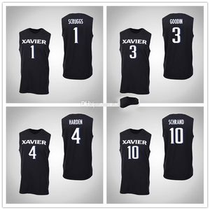 Nikivip Xavier Musketeers 1 Paul Scruggs Basketball Jersey 3 Quentin Goodin 4 Elias Harden 10 Leighton Schrand 12 Nick Vanderpohl 13 Naji Marshall